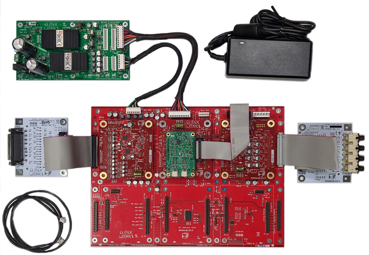 DigitalBlox System For 8 Channel ADC And DAC For A2B – Clockworks ...