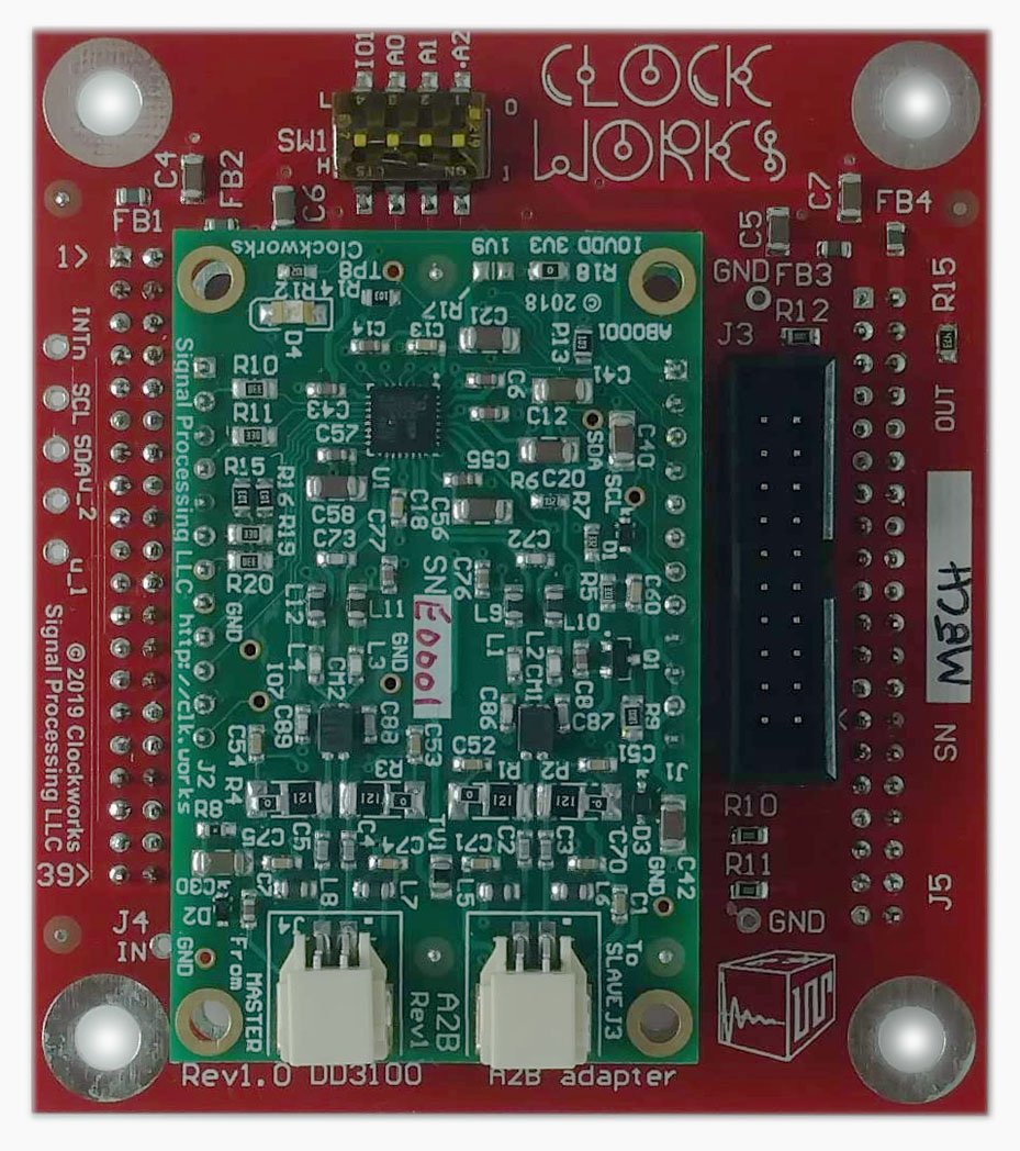 DD3100 A2B Module Adapter – Clockworks Signal Processing